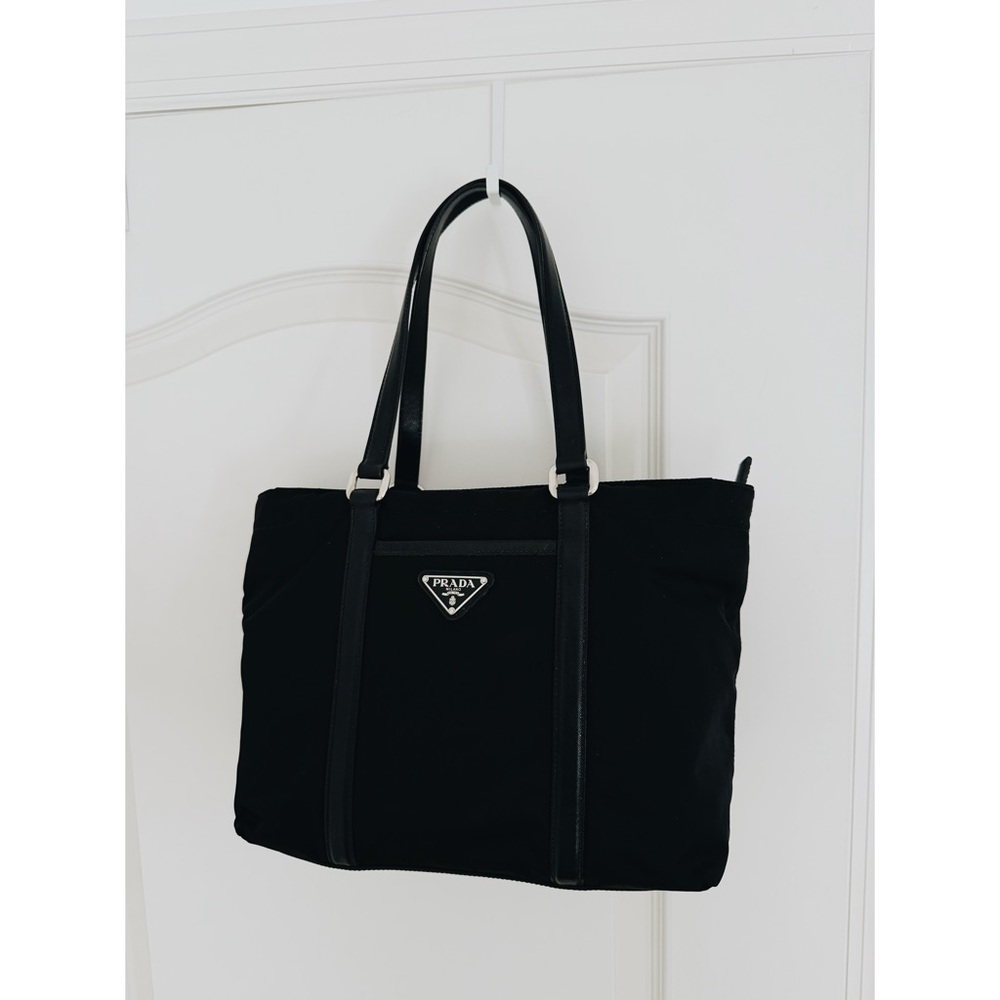 Vintage Prada Small Nylon Tote Bag